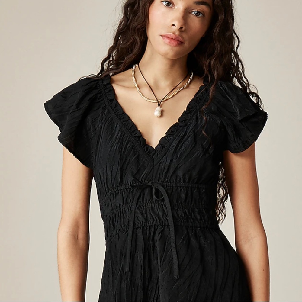 J‎ Crew Palermo Top Womens XS Black